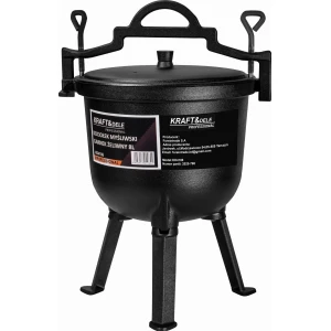 Чугунен котел, ловен котел с 3 крака, 8 литра - KD4186