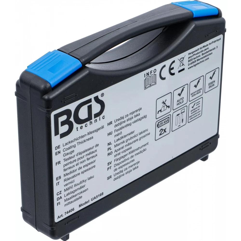 Дебеломер за боя, за черни и цветни метали, 0 до 2000 µm - BGS74406