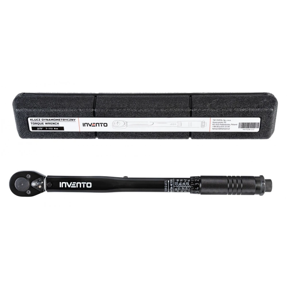 Динамометричен ключ 3/8", 7-112 Nm, 362 мм - INVTQ38-112