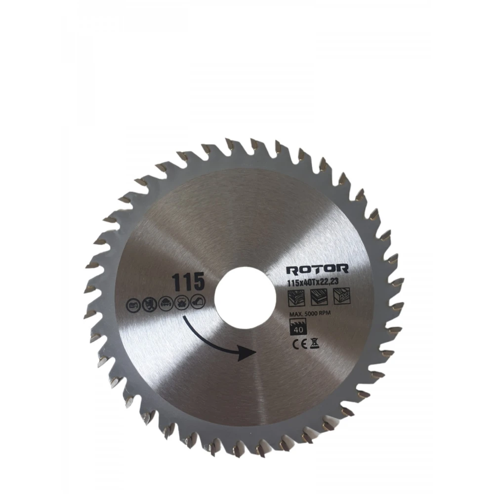 Диск за рязане на дърво, 115X22.23 мм 40T - 21215