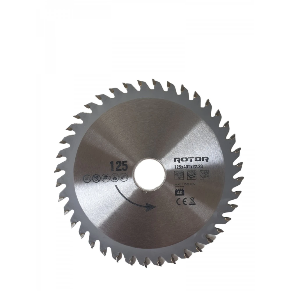 Диск за рязане на дърво 125X22.23 мм 40T - 21216