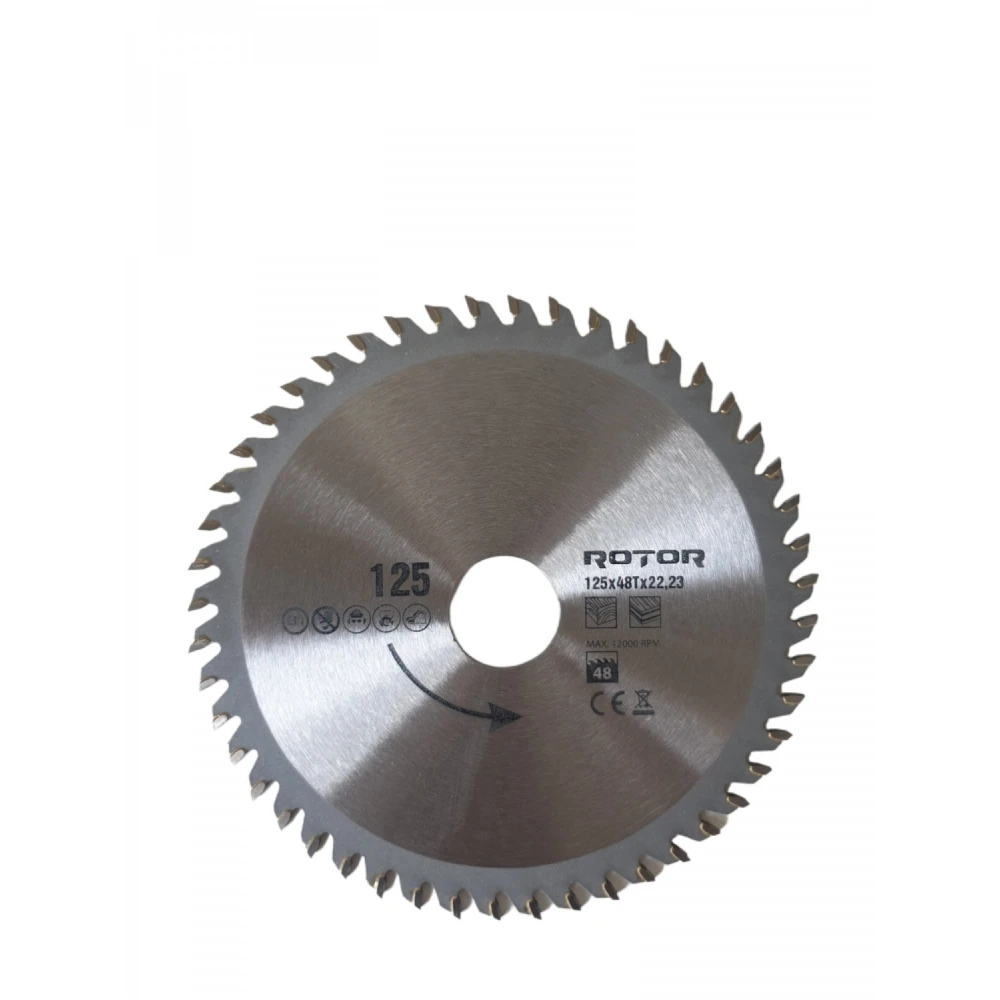 Диск за рязане на дърво  125X22.23 мм 48T - 21217