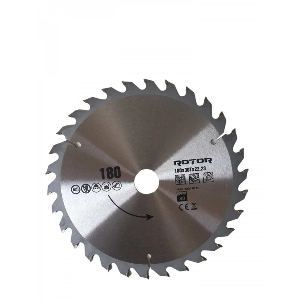Диск за рязане на дърво  180X22.23 мм 30T - 21222