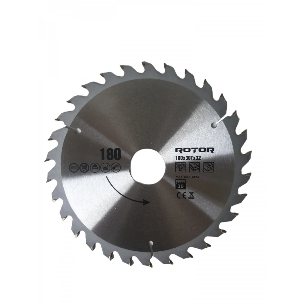 Диск за рязане на дърво  180X32 мм 30T - 21221