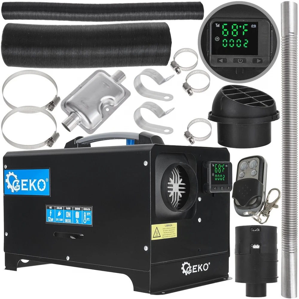 Суха дизелова печка за автомобили, 12V/230V, 12 KW, 55 м³/час - G80458