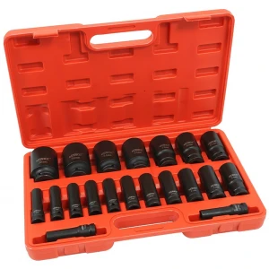 Комплект удължени ударни вложки 1/2", 20 броя, 10-38 мм - V39468
