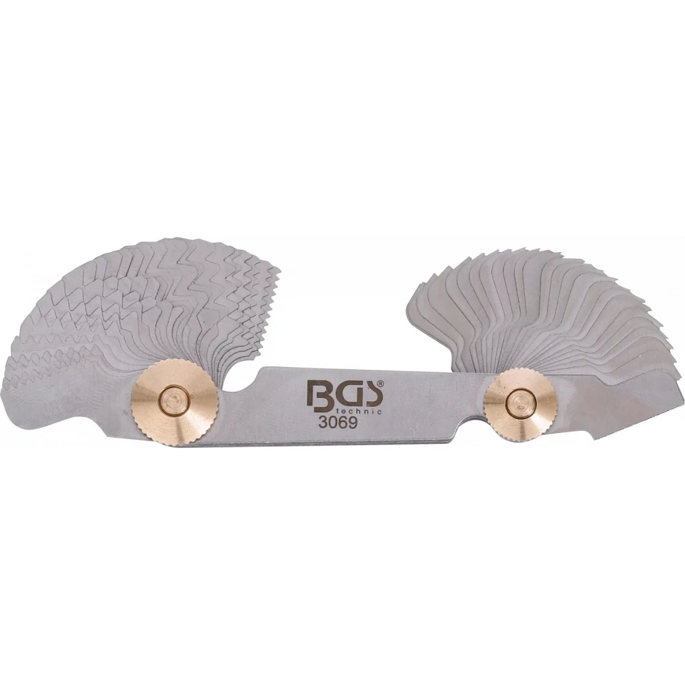 Шаблон за измерване на стъпката на резби, за болтове, гайки - BGS3069