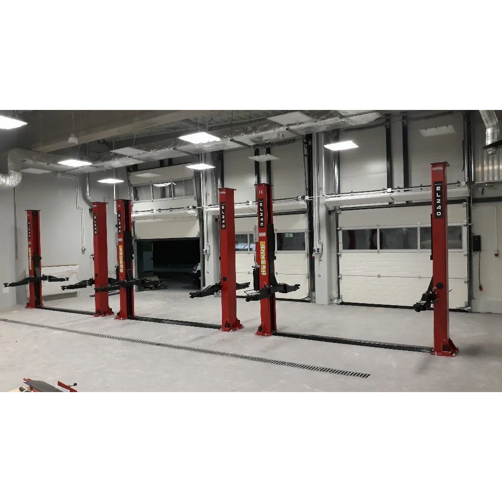 Двустълбов автоматичен подемник за автомобили, 400V, 4 тона - INVEL240