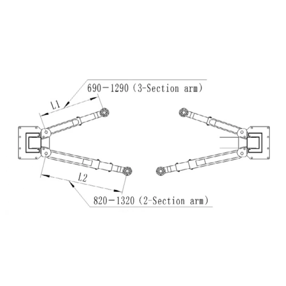 А втоматичен двуколонен подемник 400V / 230V, 4 тона - KON-EL240A