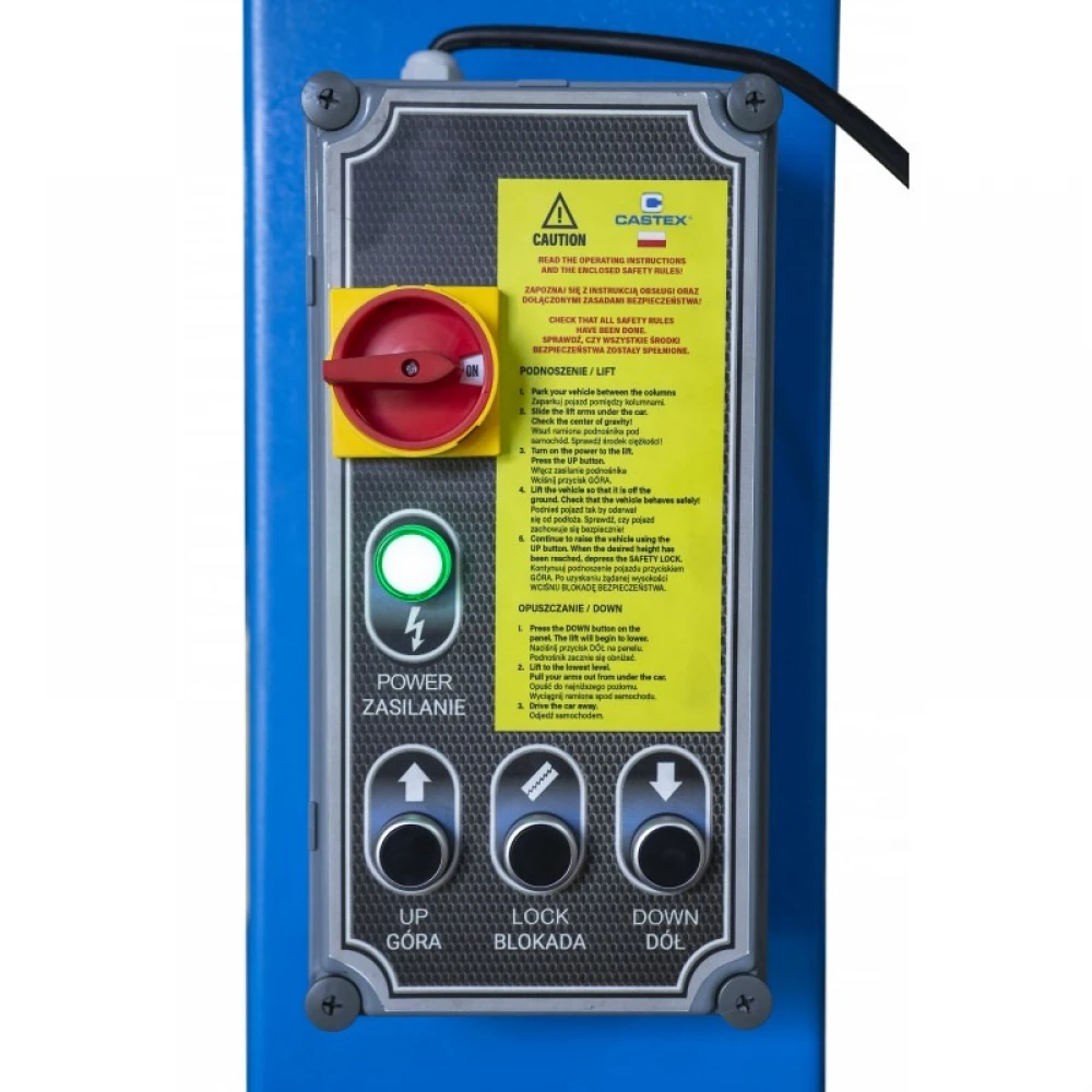 Двуколонен електрохидравличен подемник 4 тона, 2.2 kW - QJY4.0-D6A