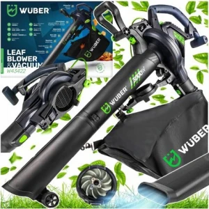 Електрическа духалка за листа с дробилка 3000W - W43422