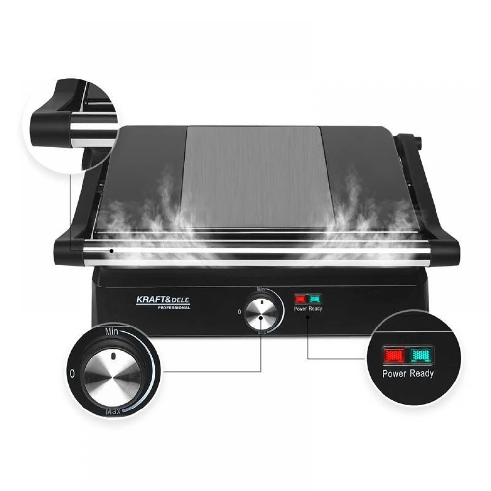 Електрическа скара / grill за печене 2400W - KD4103