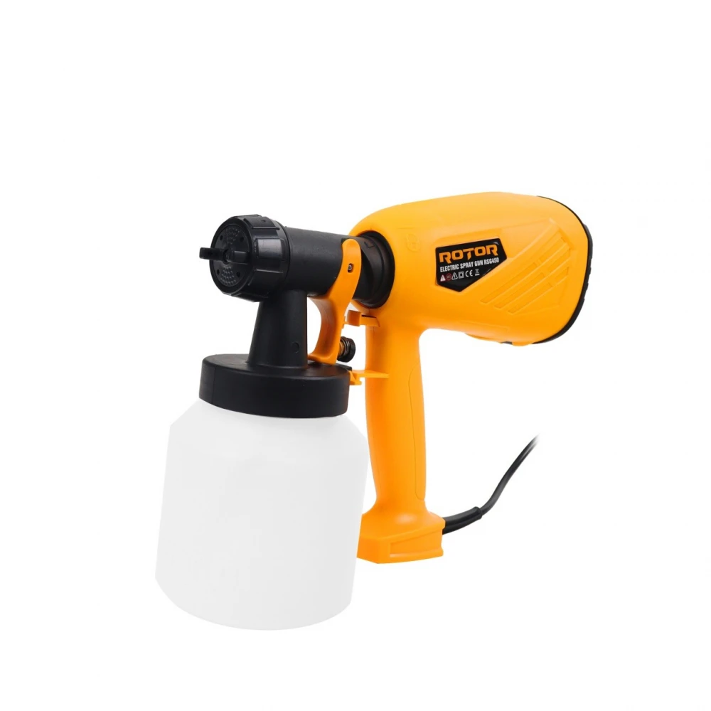 Електрически пистолет за боядисване 450W, 650 мл/мин, 800 мл, 3 дюзи в комплекта - RSG450