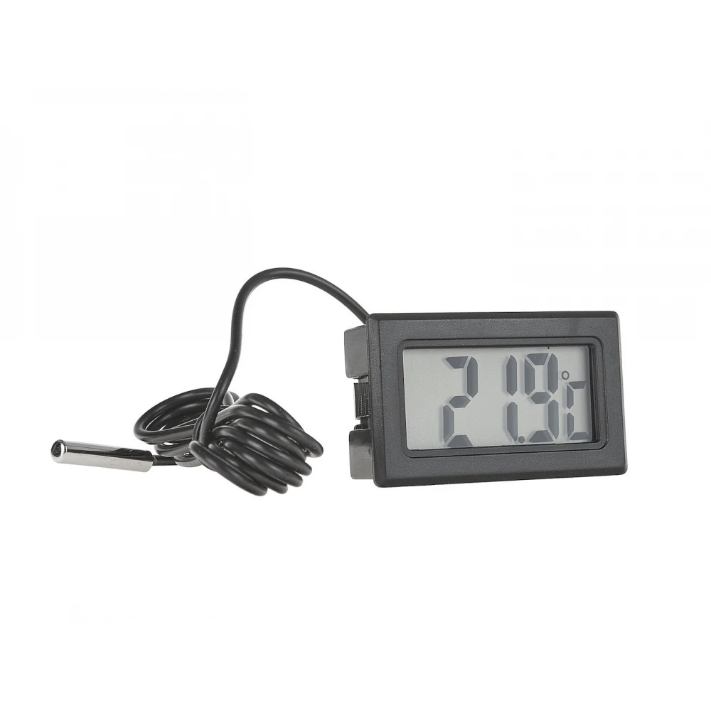LCD термометър със сонда, без батерия, от -50°C - +110°C - G03344