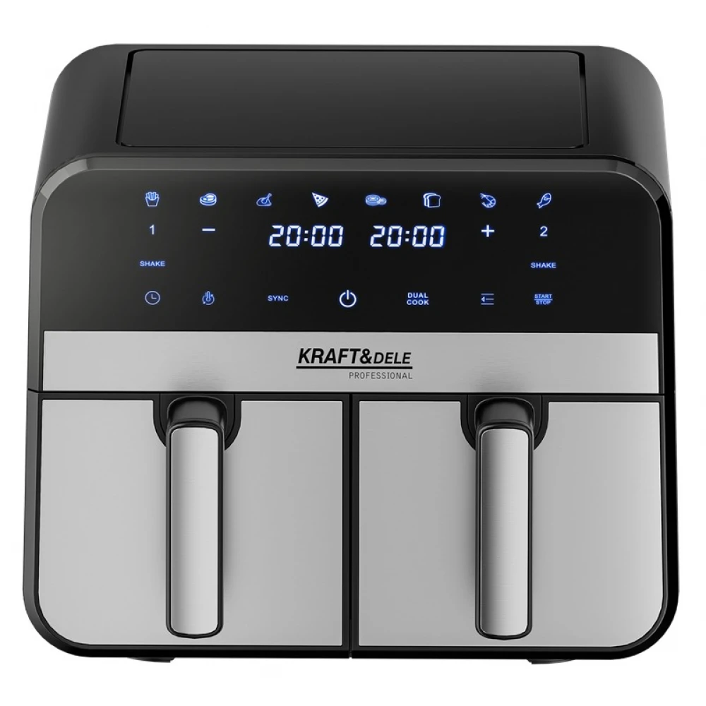 Еър фрайър / уред за готвене с горещ въздух LCD 2500W - KD4180