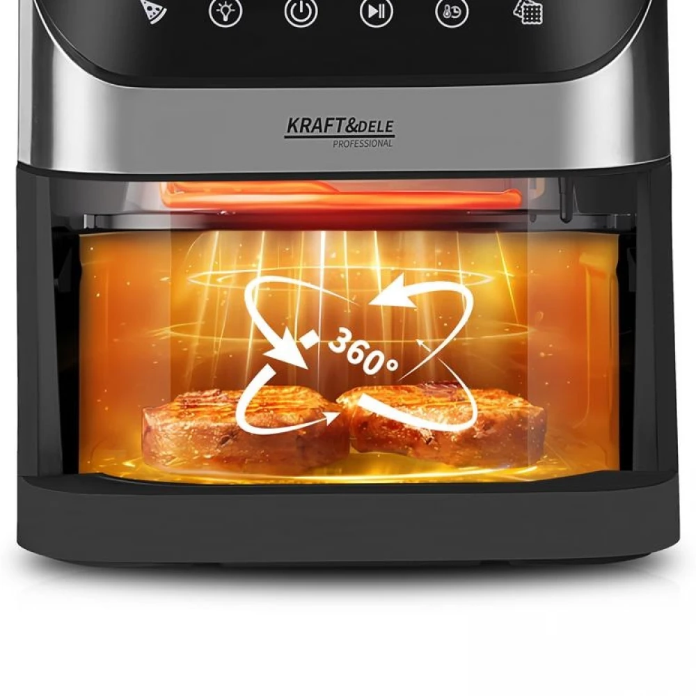 Фритюрник с LED дисплей, 2000 W, 6 литра - KD4108