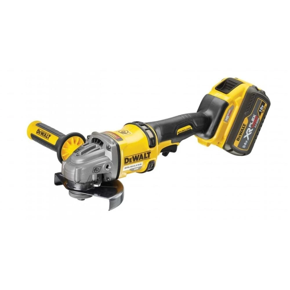 Ъглошлайф акумулаторен 54 V, 7000 оборота, ф 125 мм , FLEXVOLT™, DeWalt DCG414T2