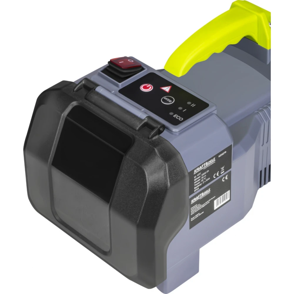 Акумулаторна градинска помпа 3500л./ч., 2x6Ah + зарядно - KD5270