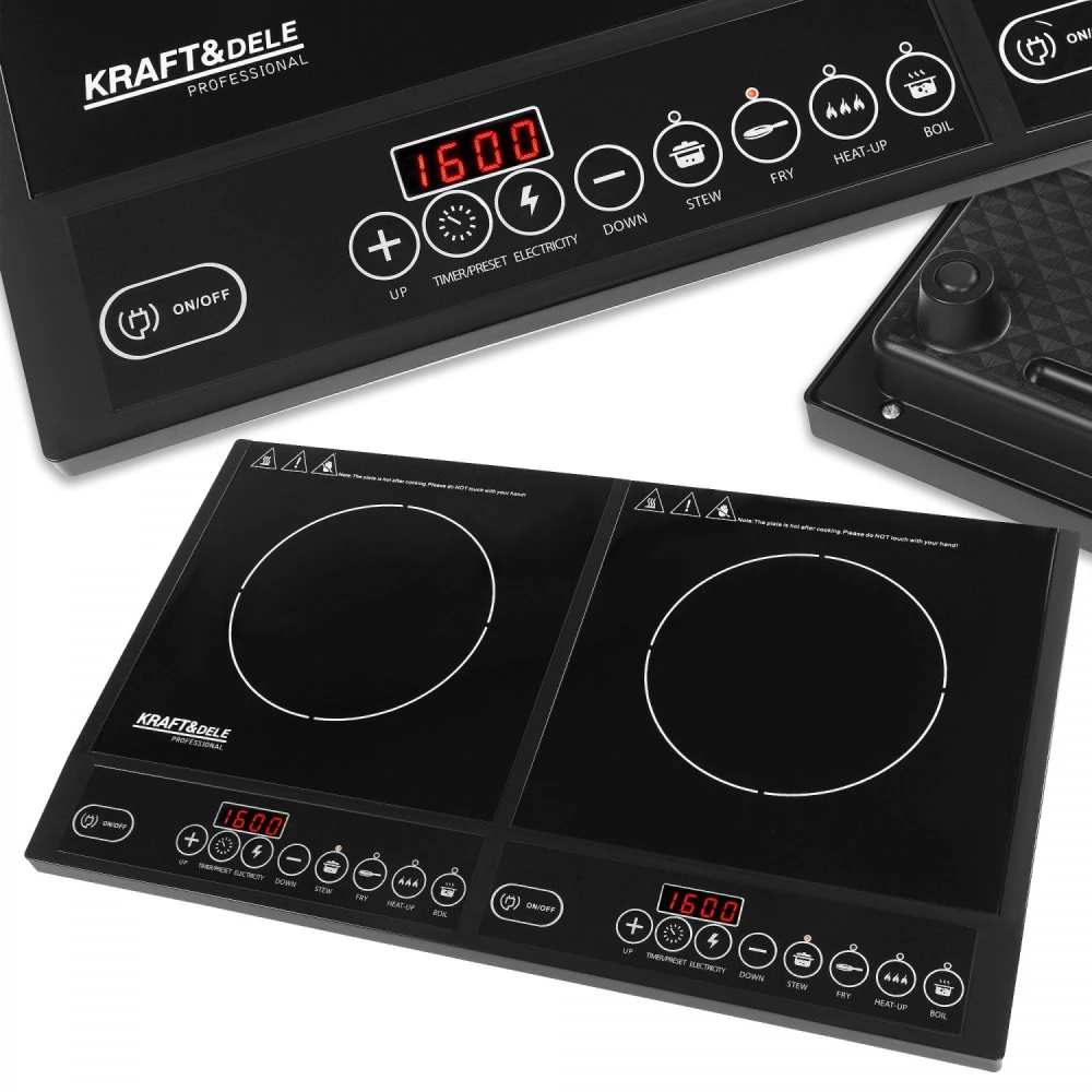 Индукционна готварска печка, 2000 W - KD4167
