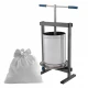 Inox 20 л. преса за грозде, двойна вана - 4950