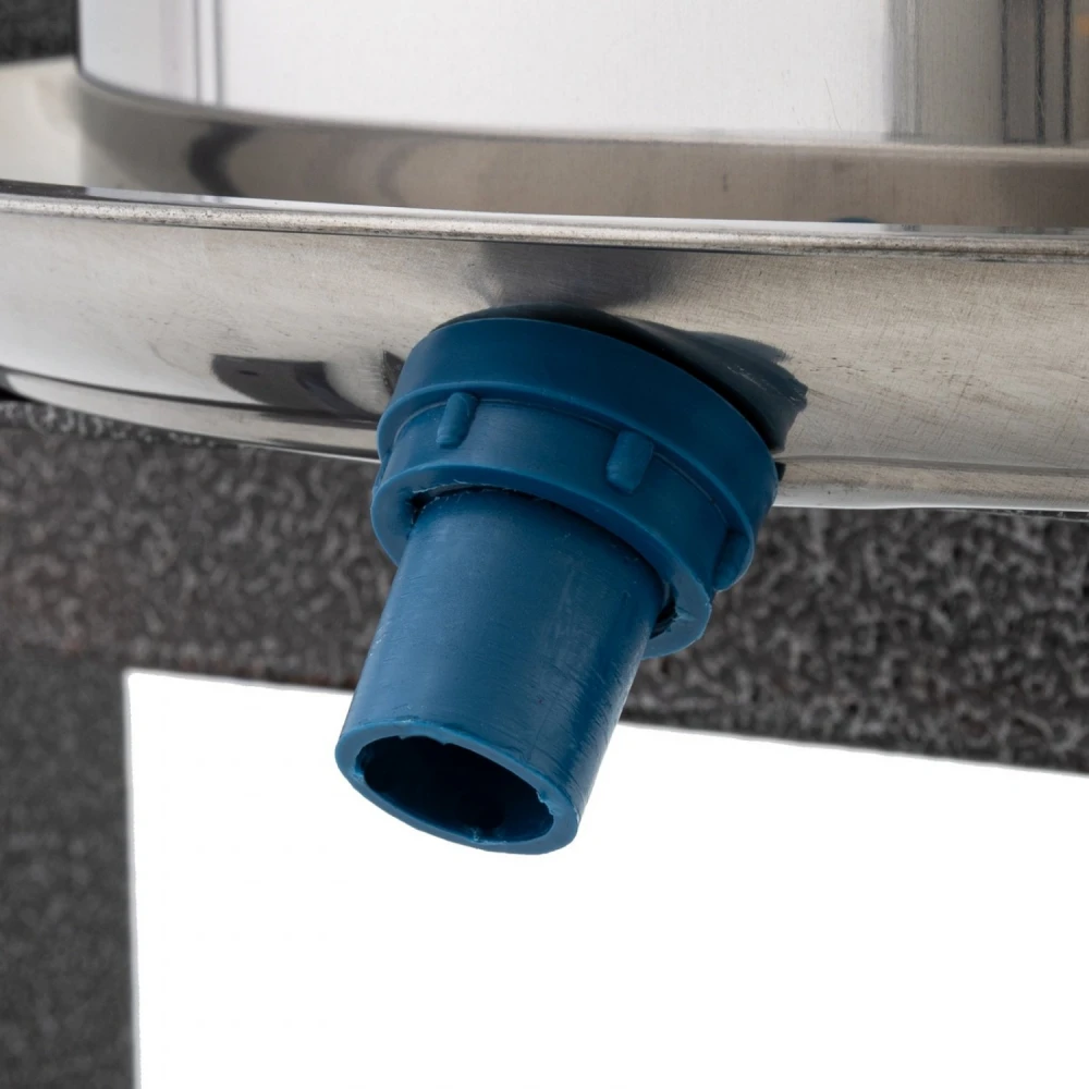 Inox 20 л. преса за грозде, двойна вана - 4950