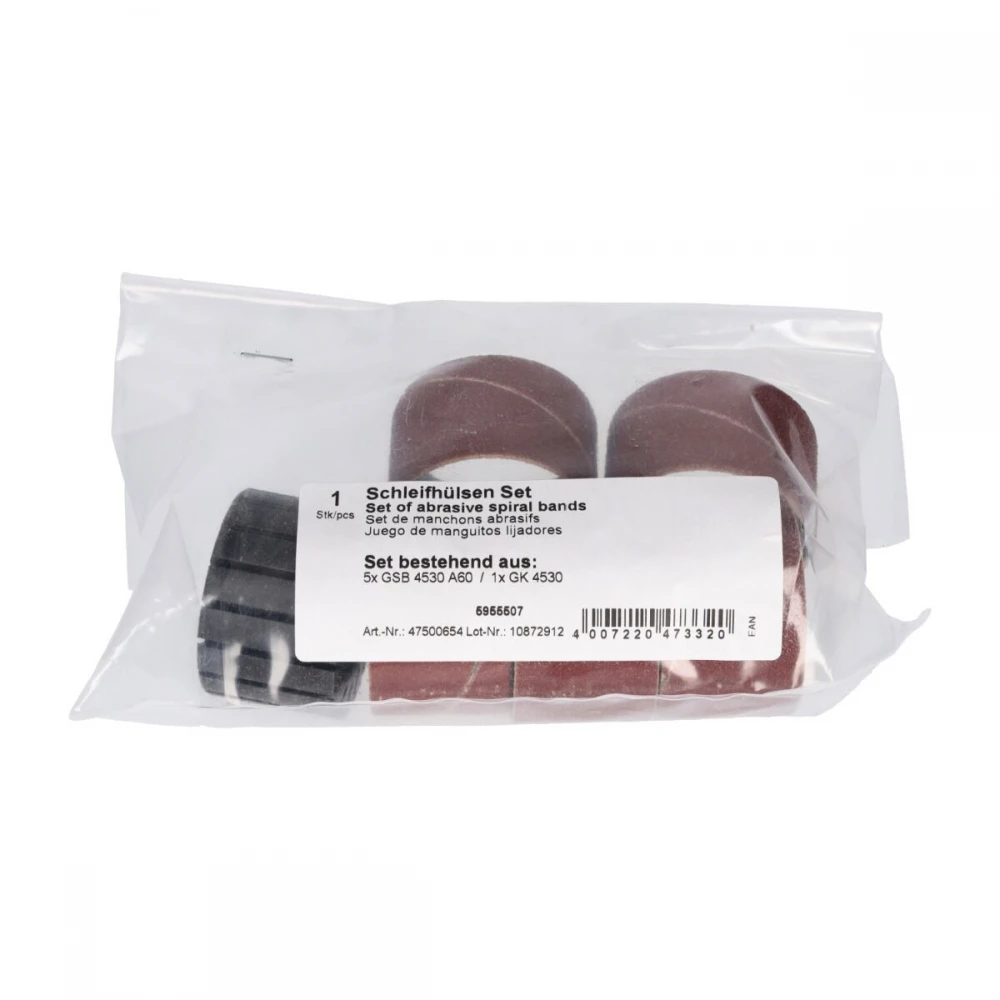 Инструмент за полиране ES 45 мм, шлифовъчен валяк + шкурка - 595-5507