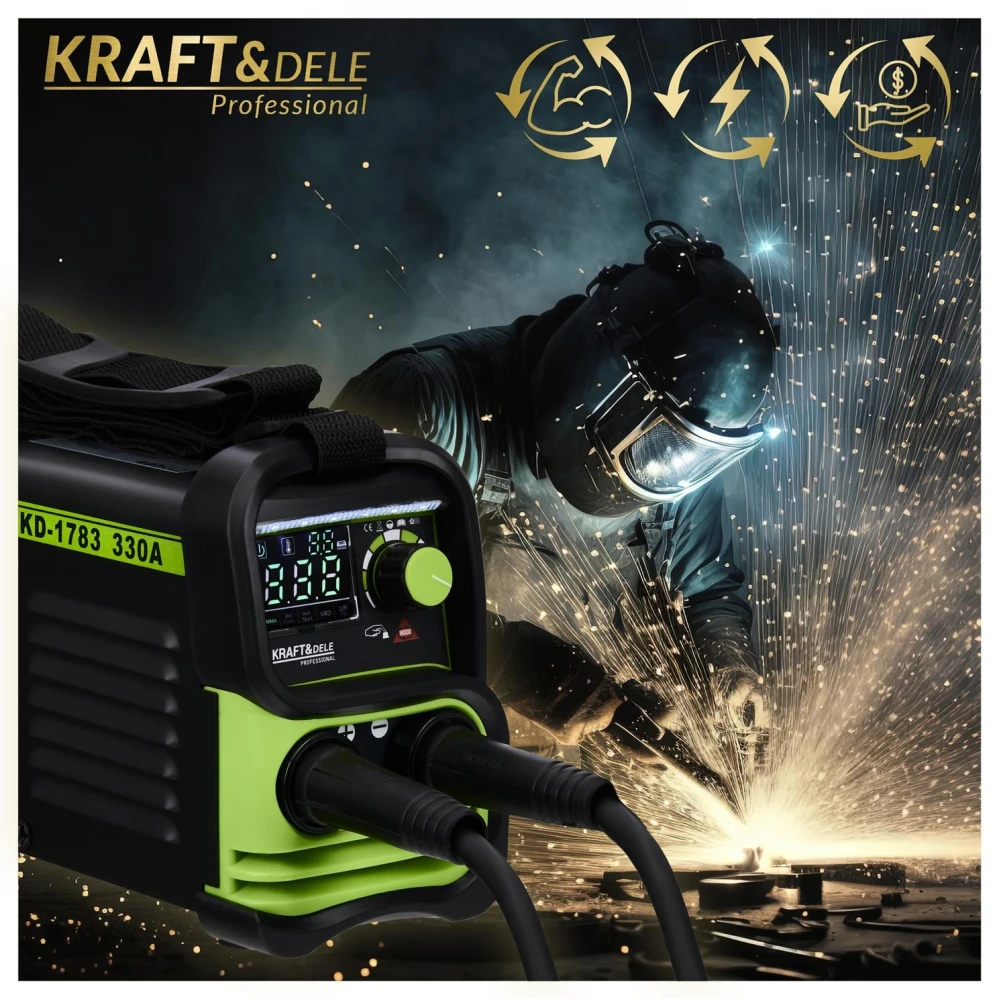 Инверторен електрожен 330 A, MMA, TIG LIFT, VRD 1.6 - 3.25 мм - KD1783