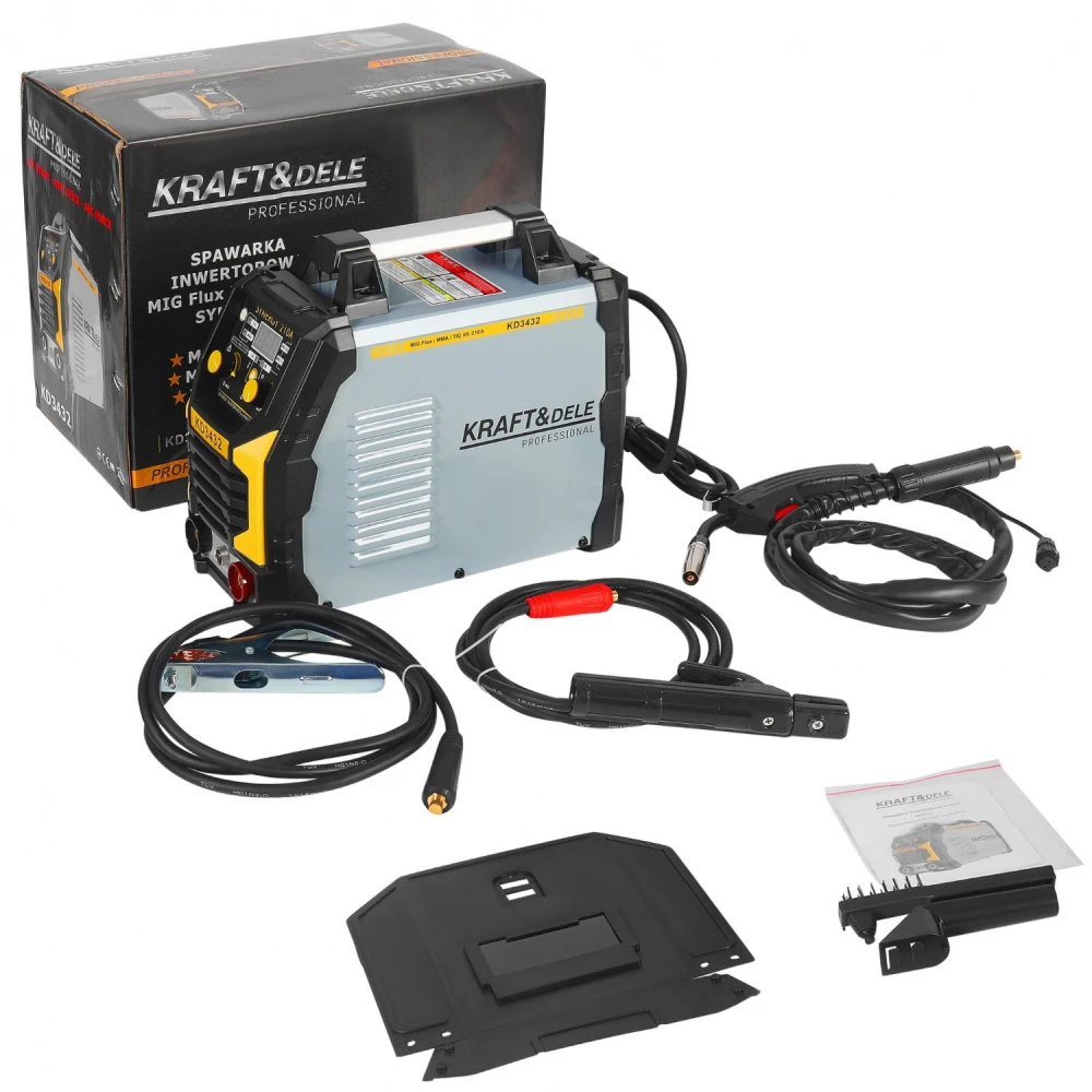 Инверторен заваръчен апарат MIG Flux MMA TigLift 210A - KD3432