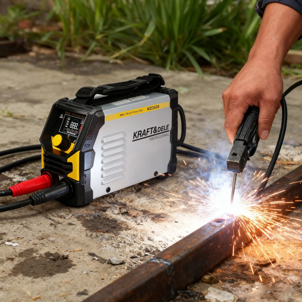 Инверторен електрожен Tig Lift, Pulse, MMA, с LCD, 330 A - KD3430