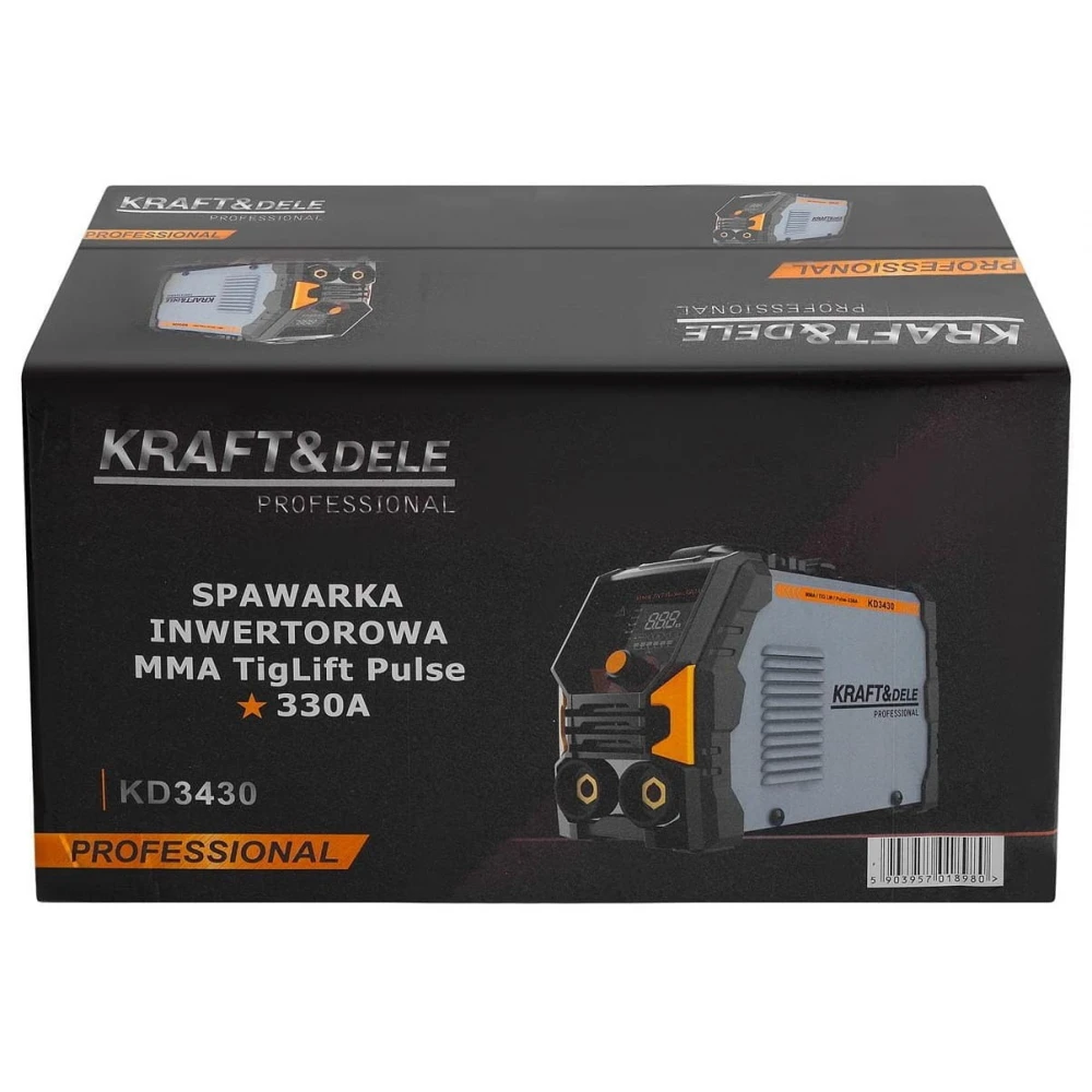 Инверторен електрожен Tig Lift, Pulse, MMA, с LCD, 330 A - KD3430