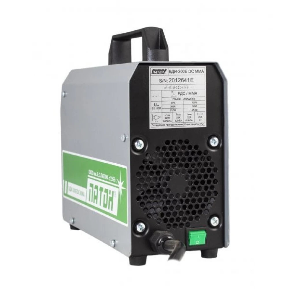 Инверторен зваръчен апарат, 200A, 1.6-5MM, 220V, професионален - VDI 200E