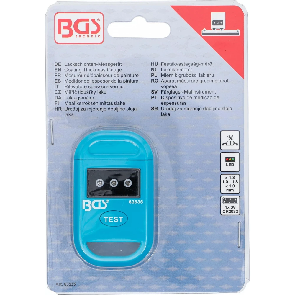 Уред за дебелината на слоя боя върху метални повърхности - BGS63535