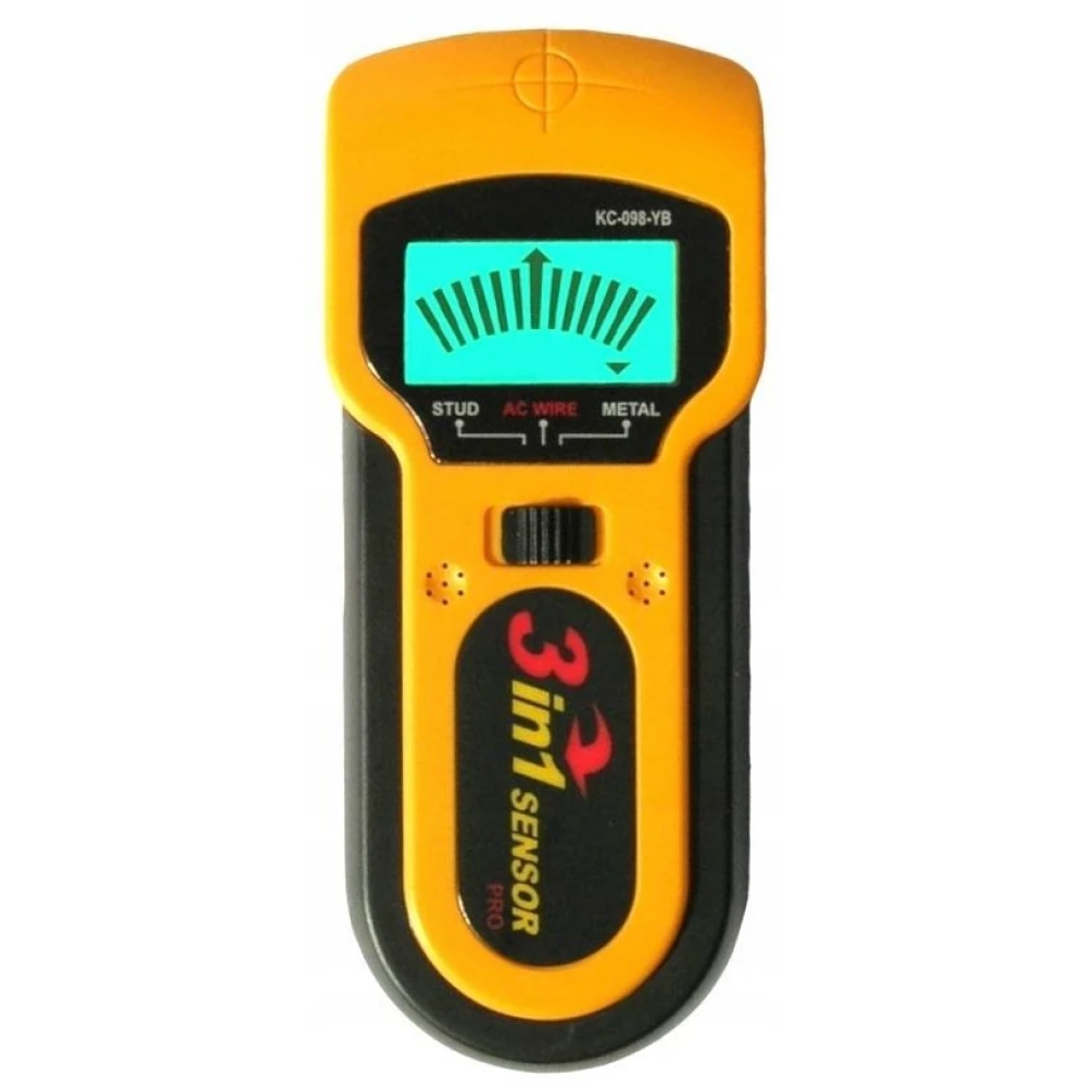 Детектор за метал, за кабели, метал, дърво - 50/38/19 мм - KD10401