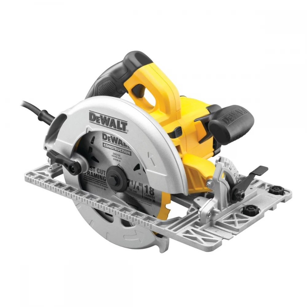 Кабелен ръчен циркуляр, ф 190 мм, DeWalt DWE576K