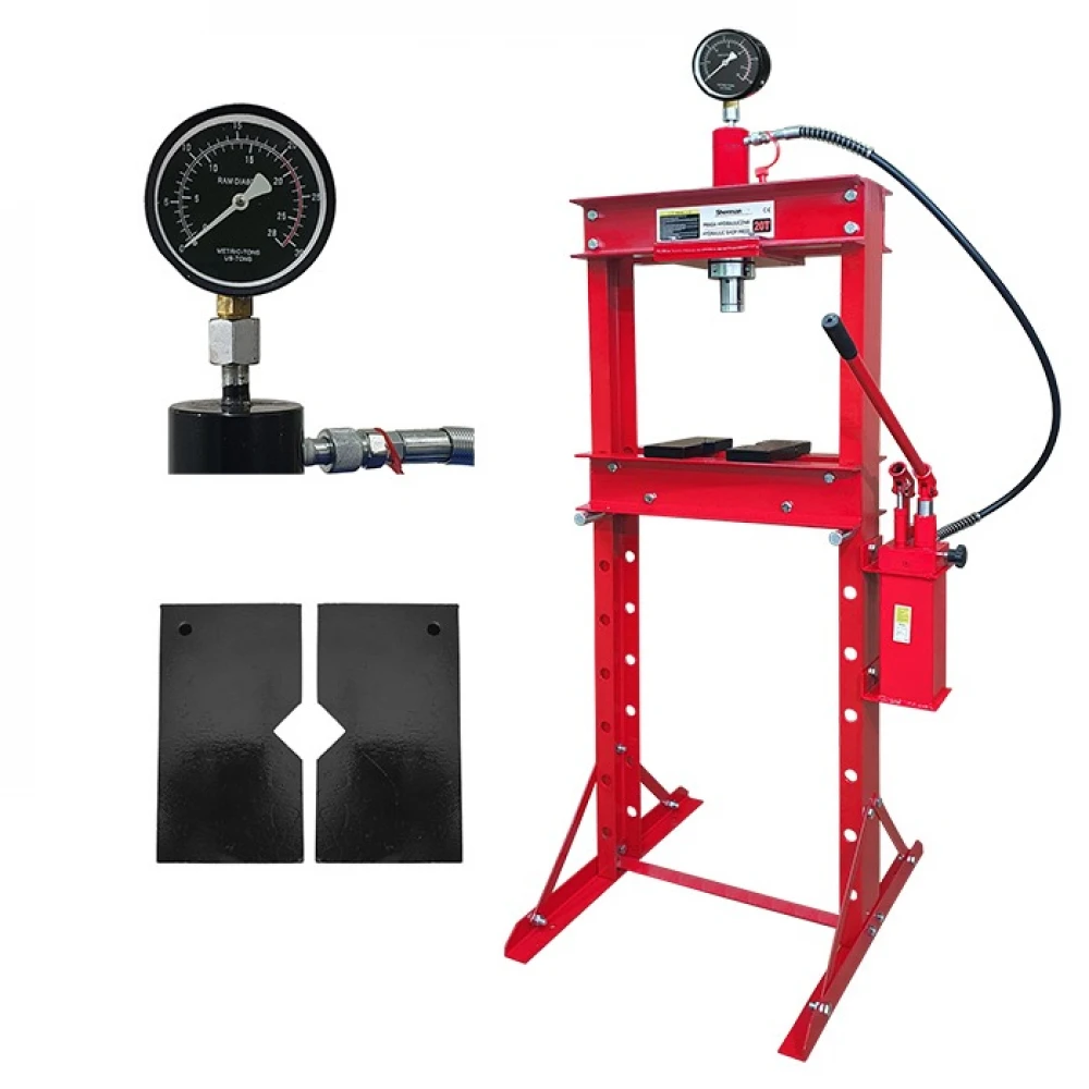 Хидравлична преса лагери 20 тона с двойна помпа - CR20210