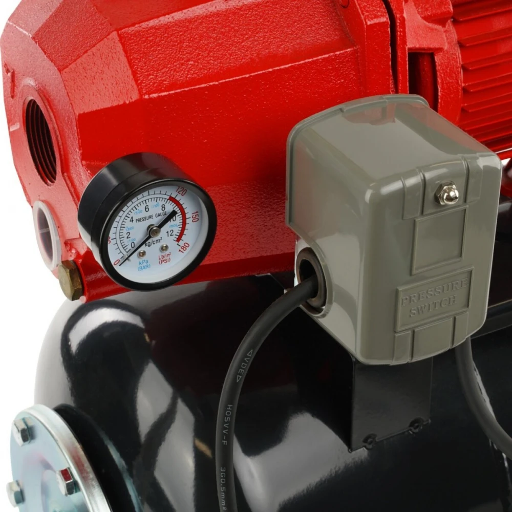 Хидрофорна помпа AQUATIC с цилиндричен съд, 750W, 25 м, 80 л/мин. - AutoDP255