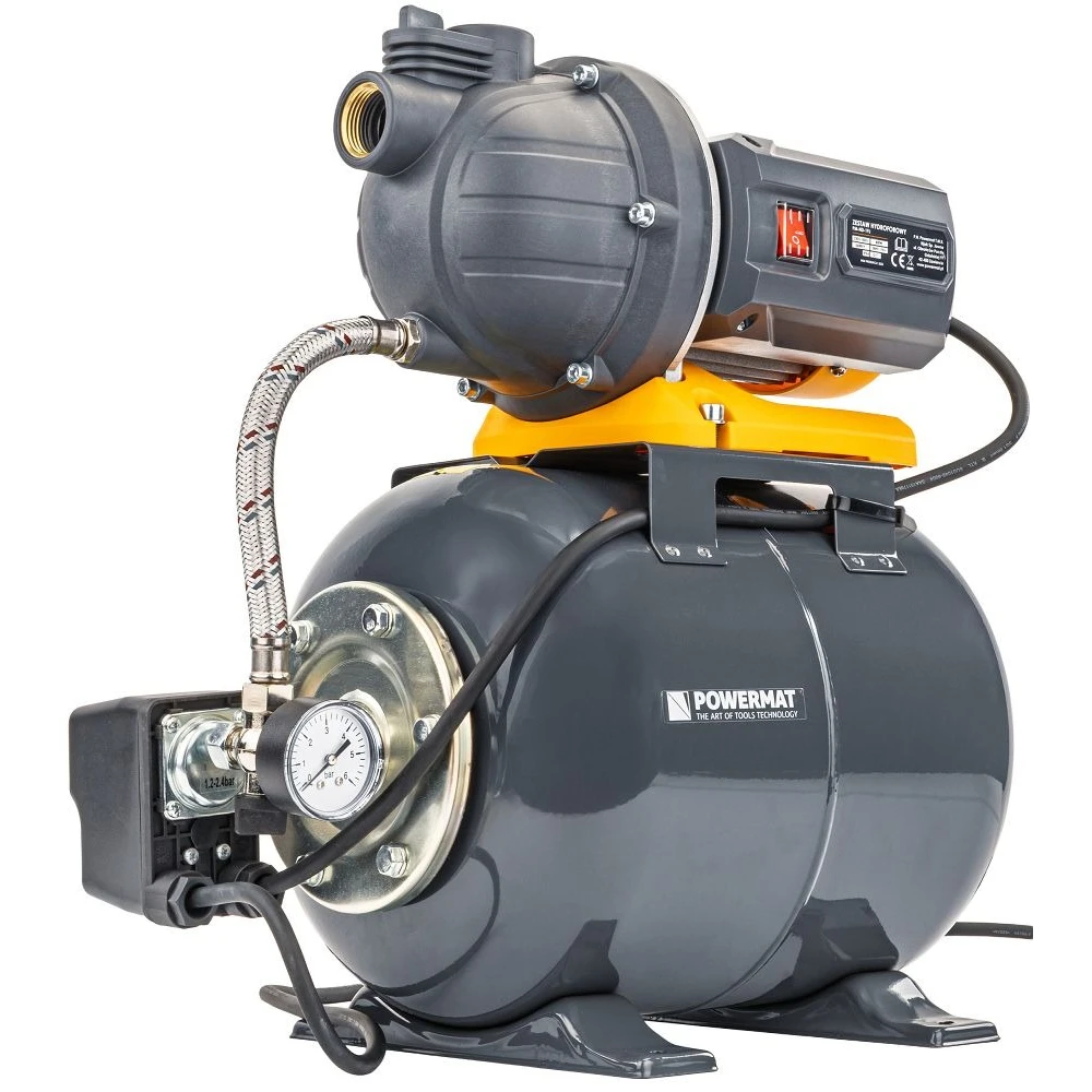 Хидрофорна помпа с резервоар 400 W, 3600 л/мин., 19 литра - PM-HD-19J