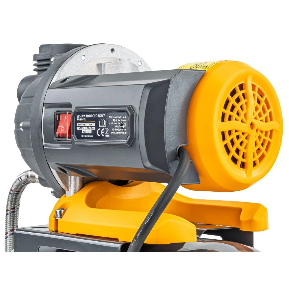 Хидрофорна помпа с резервоар 400 W, 3600 л/мин., 19 литра - PM-HD-19J