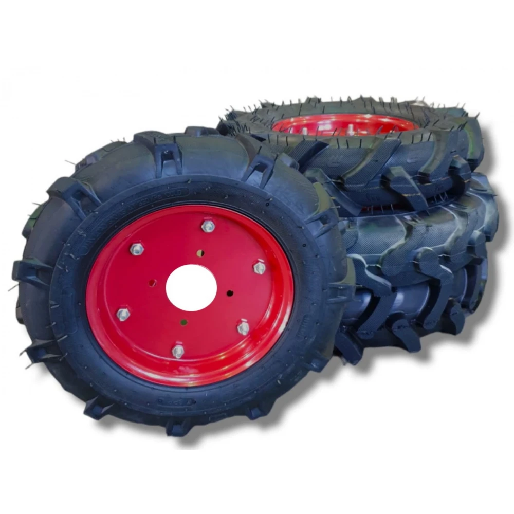 Колело за мотокултиватор, мотофреза (джанта, вътрешна и външна гума) - 600-12