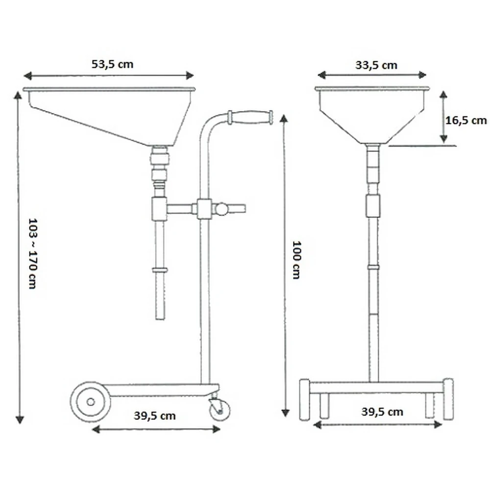 Масларка / Количка за източване и събиране на масло - OT5CO