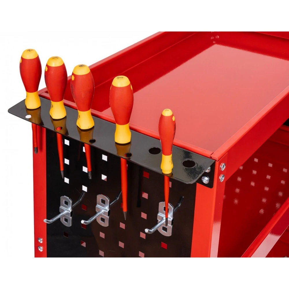 Количка (шкаф за инструменти), 3 рафта със странични панели - INVTL06