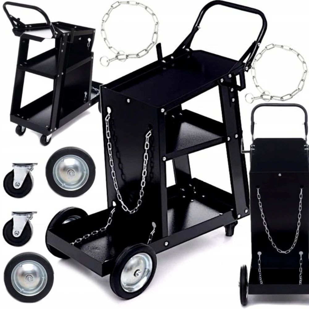 Количка за заваръчни апарати / електрожени 75 килограма KD373