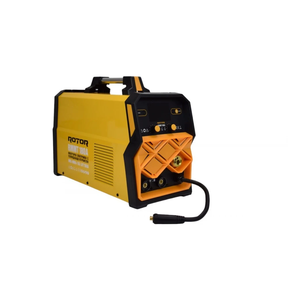 Комбинирано телоподаващо устройство с инверторен електрожен с 2 в 1, до 5 кг. тел (работи с газ и без газ) - RMMT-180A