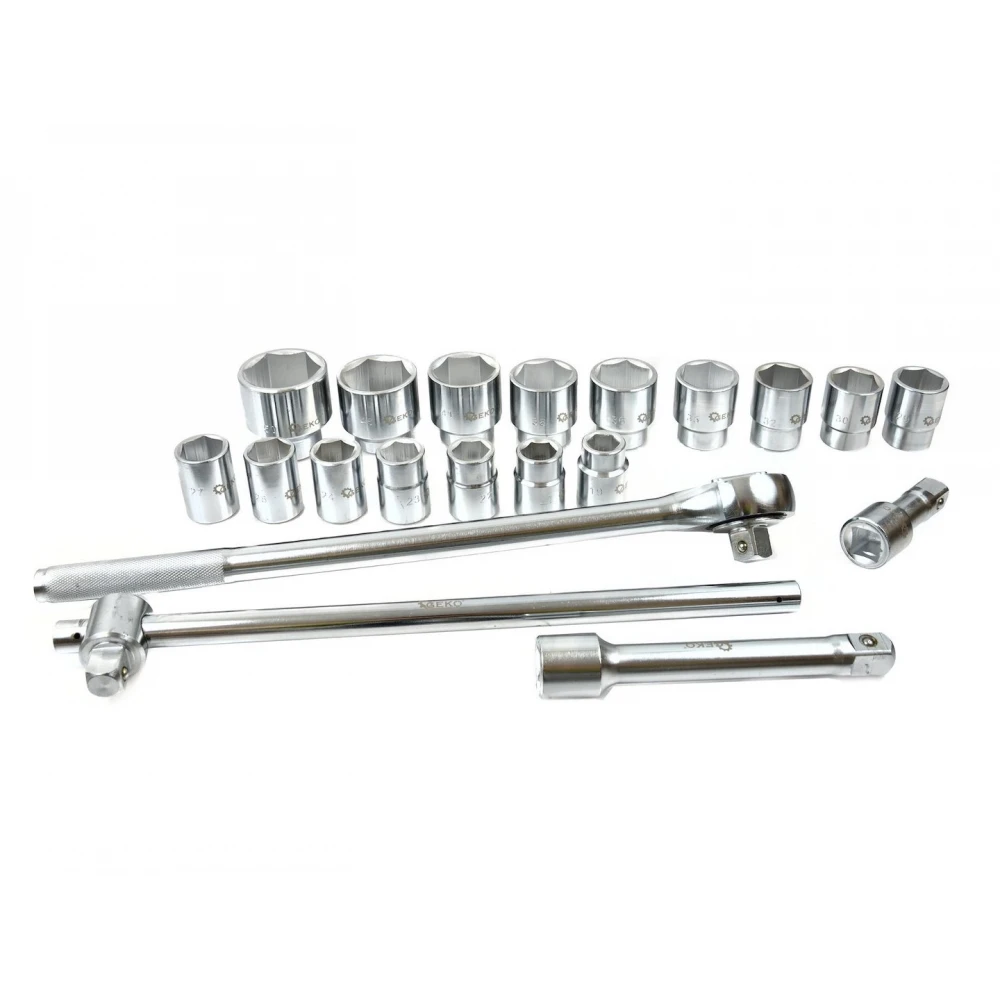 Комплект камионджийски гедоре 6-стен 3/4" 19-50 мм 21 броя - G10112