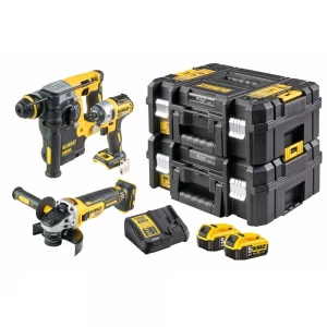 Комплект акумулаторни, безчеткови машини 18V, DeWalt DCK305P2T