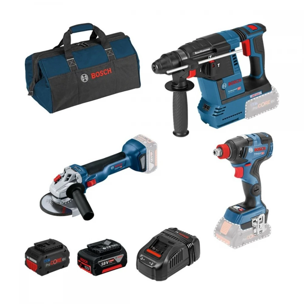 Комплект акумулаторни машини 18 V, Bosch 0615990N21