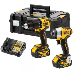 Комплект акумулаторни машини 18 V, DeWalt DCK206M2T; DCD785; DCH253