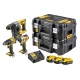 Комплект акумулаторни машини 18 V, DeWalt DCK377P3T; DCD708; DCF809; DCH273