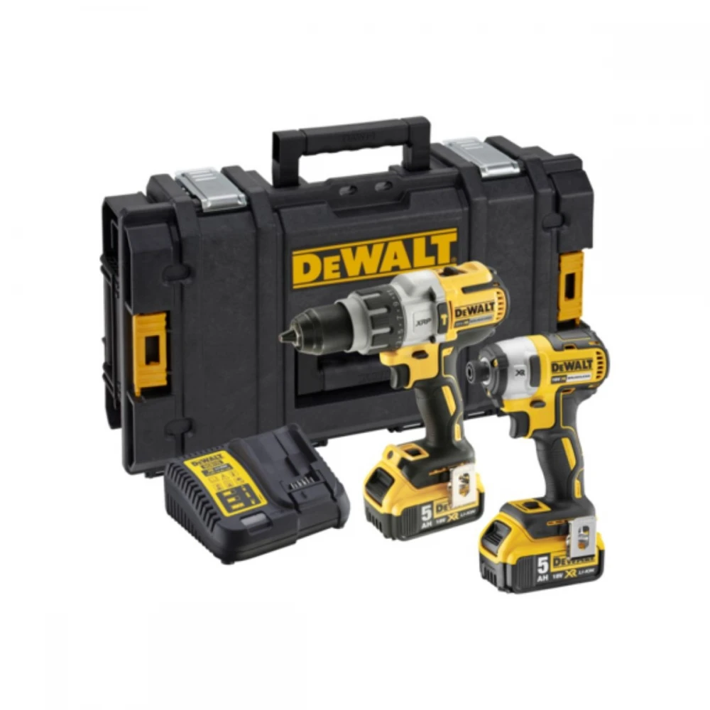 Комплект aкумулаторни машини 18V, DeWalt DCK276P2