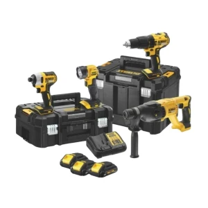 Комплект акумулаторни машини 18V, DeWalt DCK440L3T